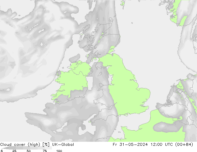 vysoký oblak UK-Global Pá 31.05.2024 12 UTC