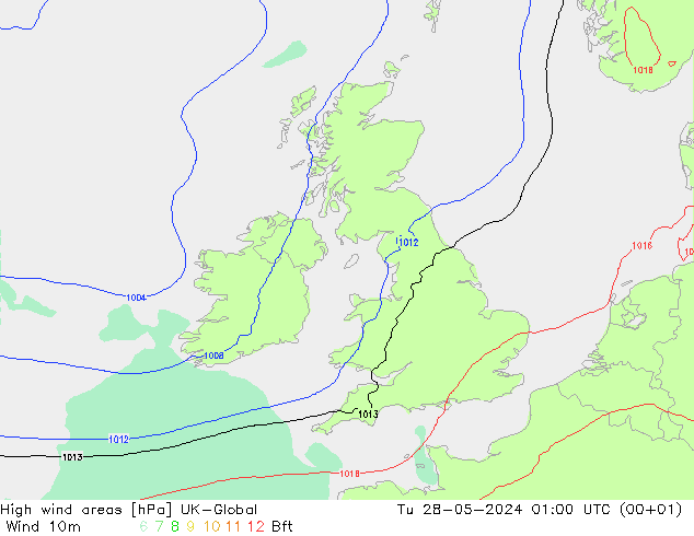 High wind areas UK-Global вт 28.05.2024 01 UTC