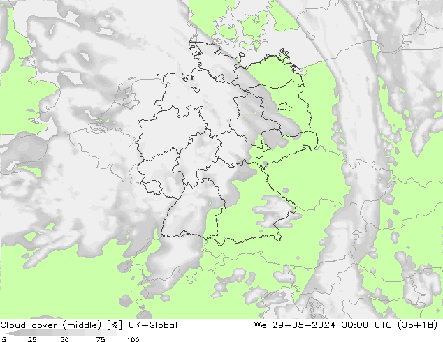 облака (средний) UK-Global ср 29.05.2024 00 UTC