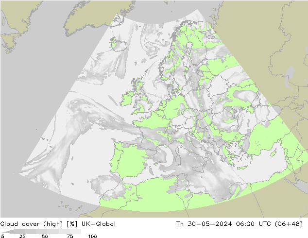 Wolken (hohe) UK-Global Do 30.05.2024 06 UTC