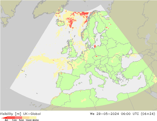 能见度 UK-Global 星期三 29.05.2024 06 UTC