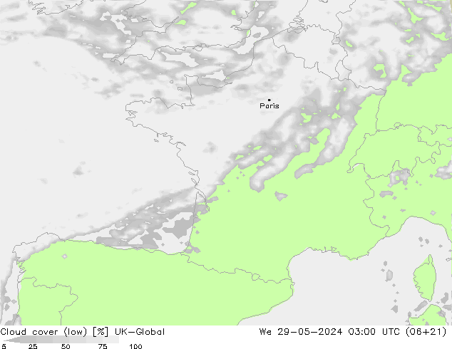 Wolken (tief) UK-Global Mi 29.05.2024 03 UTC