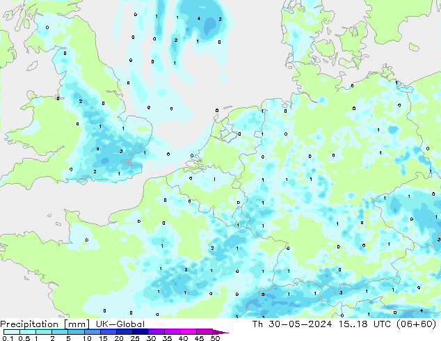 Niederschlag UK-Global Do 30.05.2024 18 UTC