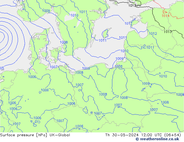 ciśnienie UK-Global czw. 30.05.2024 12 UTC