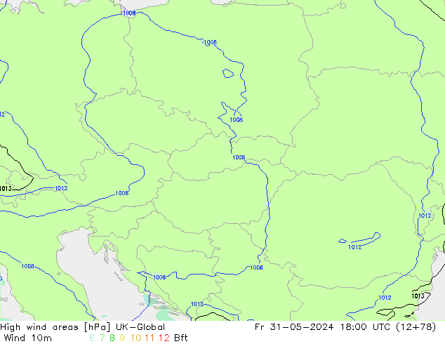 Izotacha UK-Global pt. 31.05.2024 18 UTC