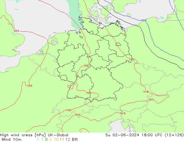 High wind areas UK-Global Su 02.06.2024 18 UTC