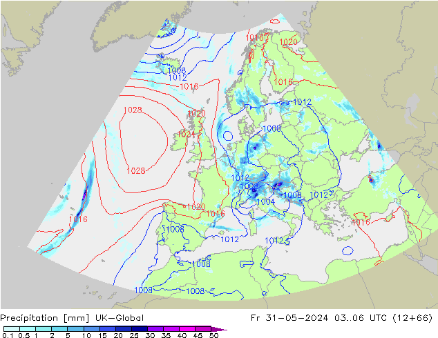 Precipitación UK-Global vie 31.05.2024 06 UTC