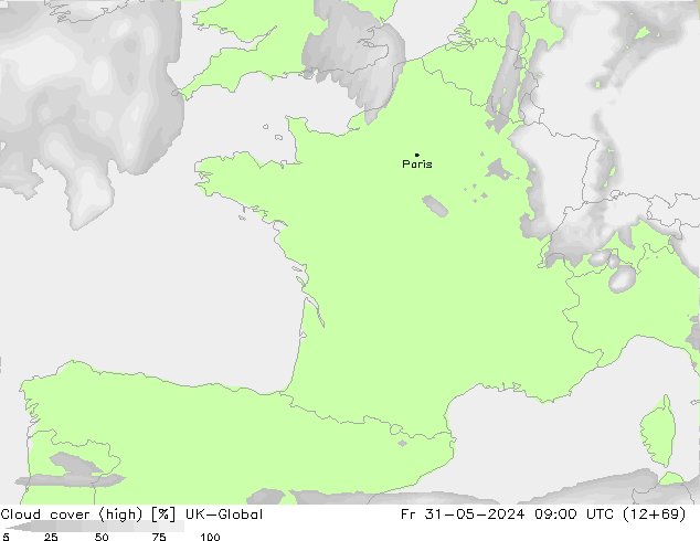 Bulutlar (yüksek) UK-Global Cu 31.05.2024 09 UTC
