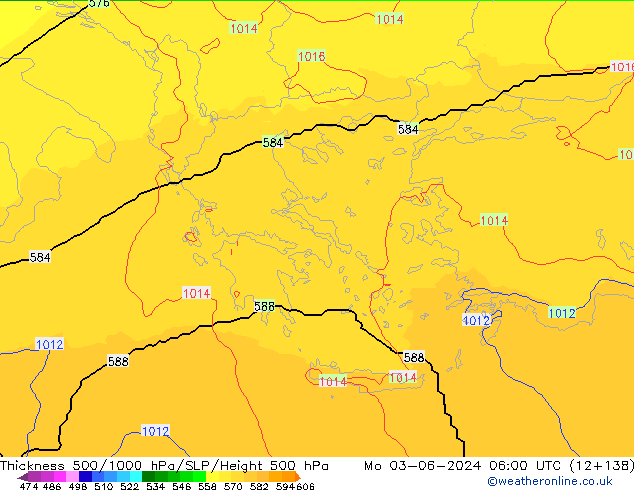 Thck 500-1000hPa UK-Global Mo 03.06.2024 06 UTC