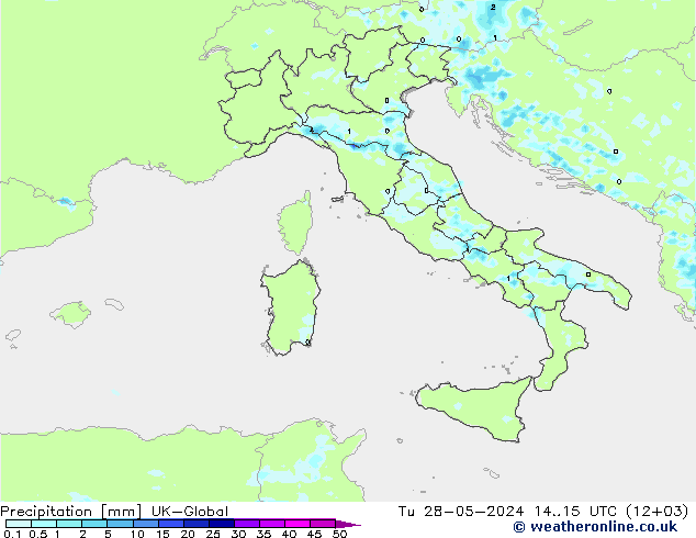 Neerslag UK-Global di 28.05.2024 15 UTC