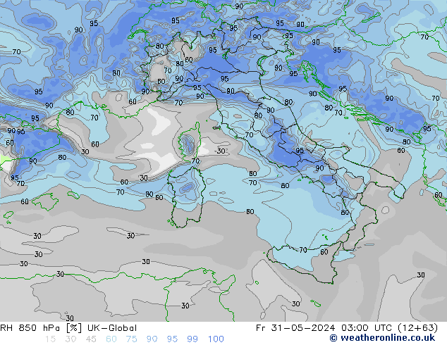 RV 850 hPa UK-Global vr 31.05.2024 03 UTC