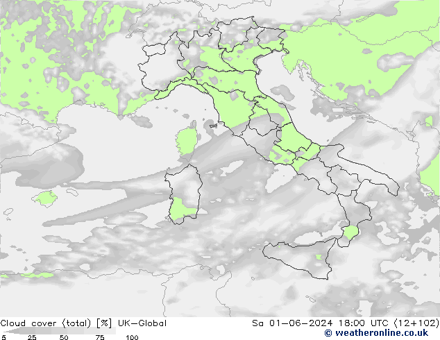 Wolken (gesamt) UK-Global Sa 01.06.2024 18 UTC