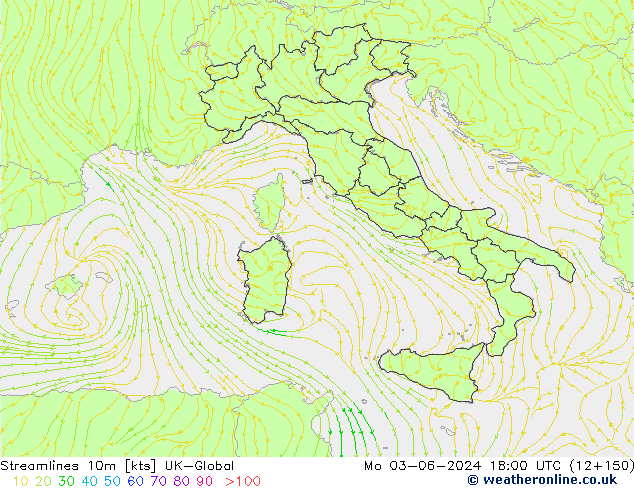 Streamlines 10m UK-Global Mo 03.06.2024 18 UTC