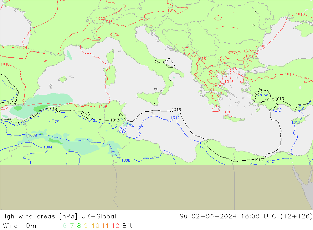 High wind areas UK-Global  02.06.2024 18 UTC