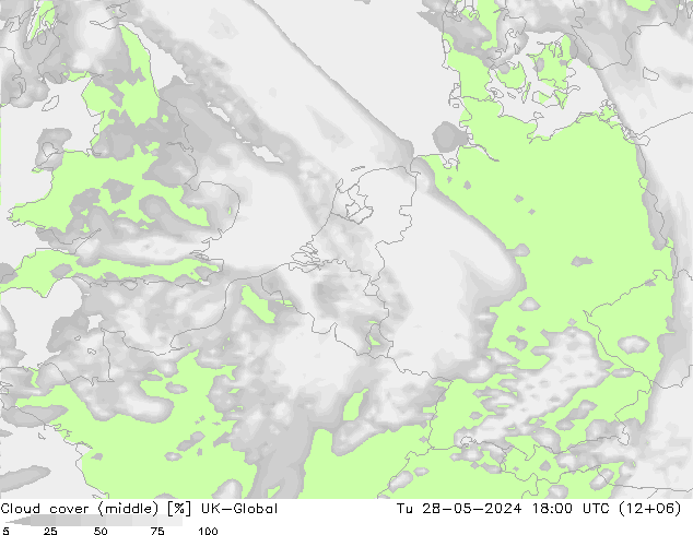 Cloud cover (middle) UK-Global Tu 28.05.2024 18 UTC