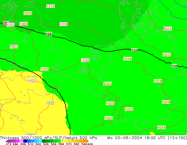 Thck 500-1000hPa UK-Global lun 03.06.2024 18 UTC