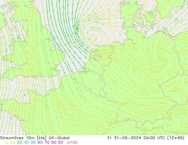 Streamlines 10m UK-Global Fr 31.05.2024 09 UTC