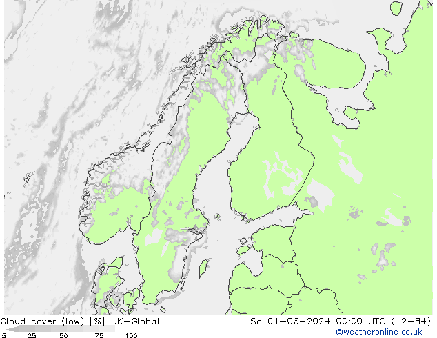 облака (низкий) UK-Global сб 01.06.2024 00 UTC