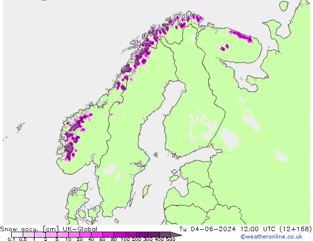 Snow accu. UK-Global  04.06.2024 12 UTC