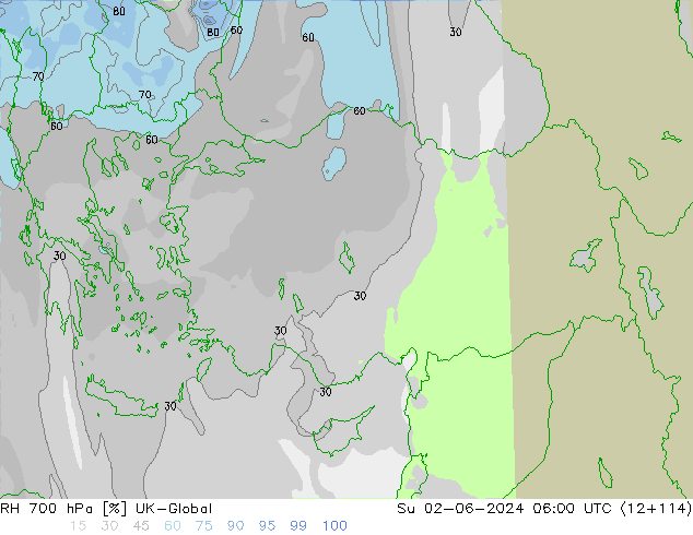 700 hPa Nispi Nem UK-Global Paz 02.06.2024 06 UTC