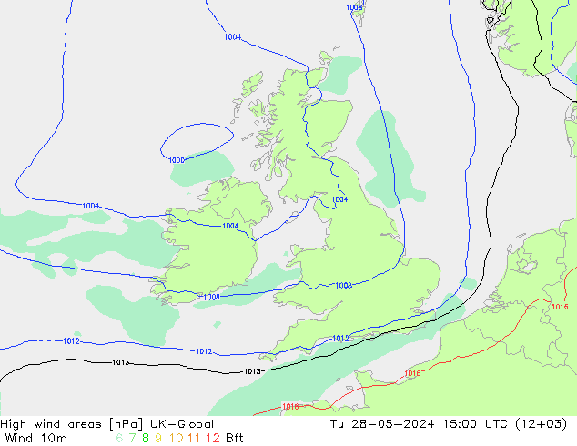 High wind areas UK-Global Ter 28.05.2024 15 UTC