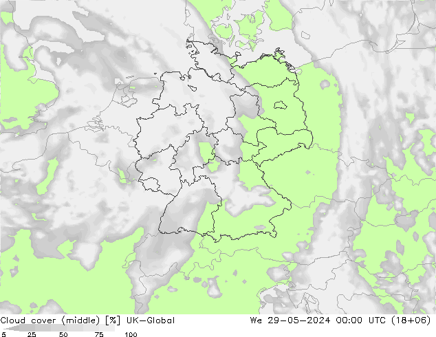 Wolken (mittel) UK-Global Mi 29.05.2024 00 UTC