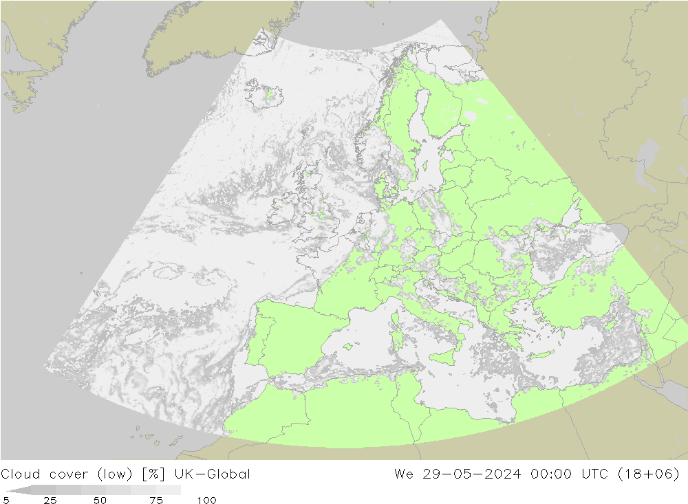 Wolken (tief) UK-Global Mi 29.05.2024 00 UTC