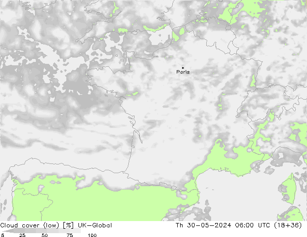 Bulutlar (düşük) UK-Global Per 30.05.2024 06 UTC