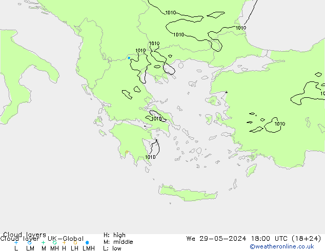 Cloud layer UK-Global  29.05.2024 18 UTC
