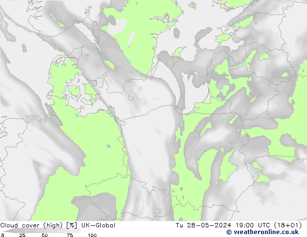 Nubes altas UK-Global mar 28.05.2024 19 UTC
