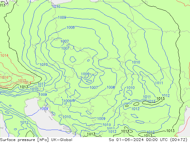 Luchtdruk (Grond) UK-Global za 01.06.2024 00 UTC