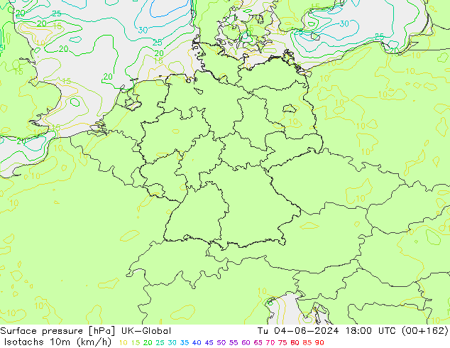 Isotachs (kph) UK-Global Ter 04.06.2024 18 UTC