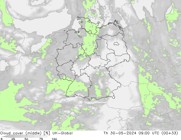 Nubi medie UK-Global gio 30.05.2024 09 UTC