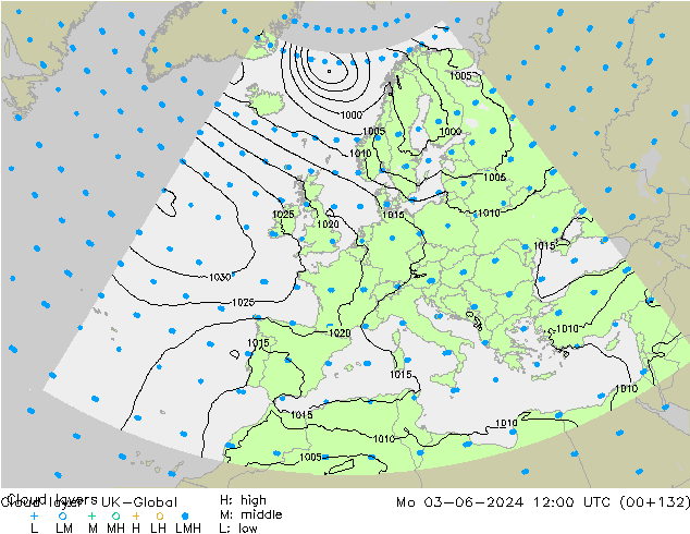 Cloud layer UK-Global lun 03.06.2024 12 UTC