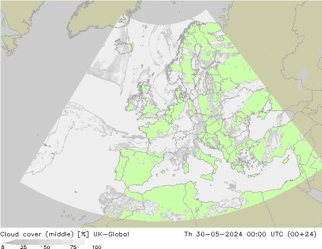 Nubi medie UK-Global gio 30.05.2024 00 UTC