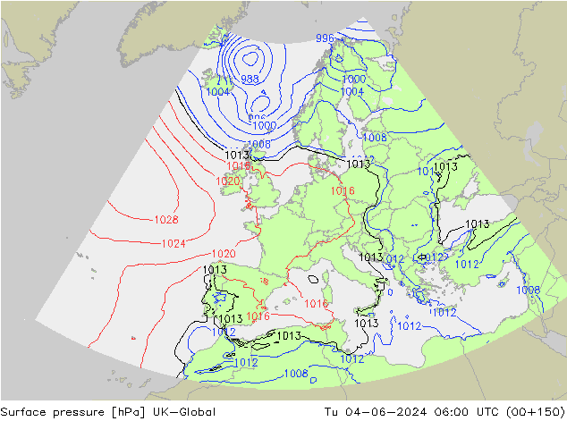 pressão do solo UK-Global Ter 04.06.2024 06 UTC