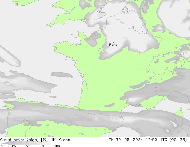 облака (средний) UK-Global чт 30.05.2024 12 UTC