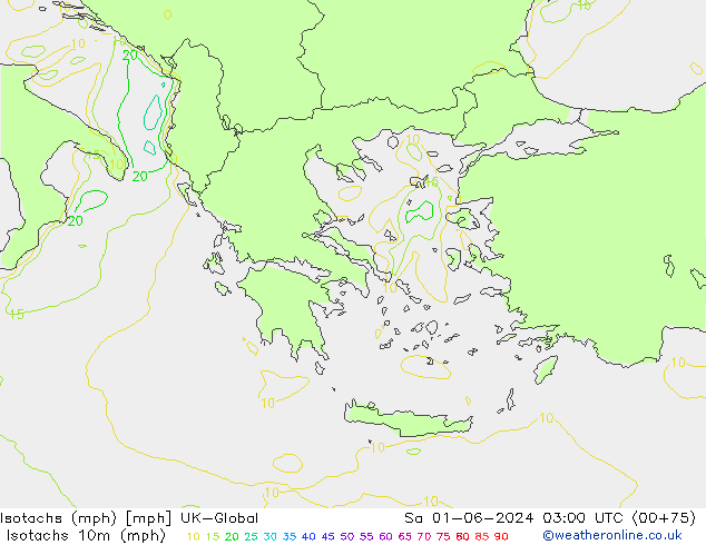 Isotachs (mph) UK-Global Sa 01.06.2024 03 UTC