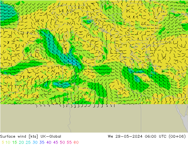 ветер 10 m UK-Global ср 29.05.2024 06 UTC