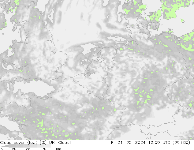 zachmurzenie (niskie) UK-Global pt. 31.05.2024 12 UTC