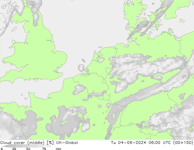 облака (средний) UK-Global вт 04.06.2024 06 UTC