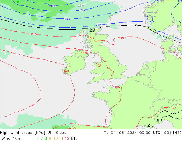 High wind areas UK-Global mar 04.06.2024 00 UTC