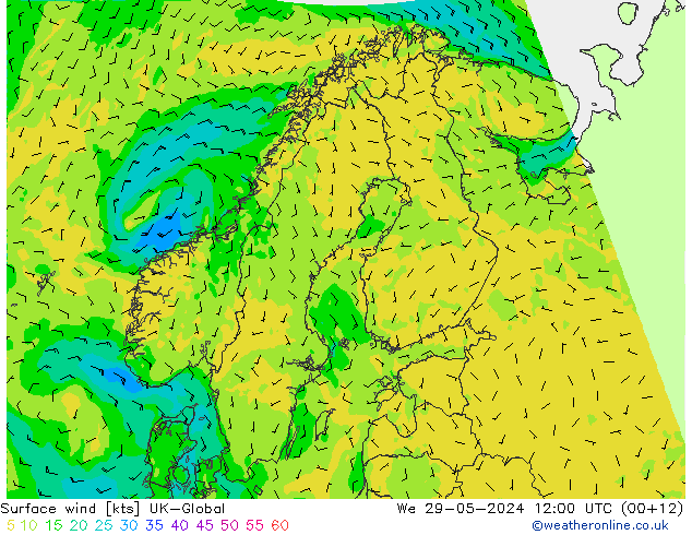 Bodenwind UK-Global Mi 29.05.2024 12 UTC