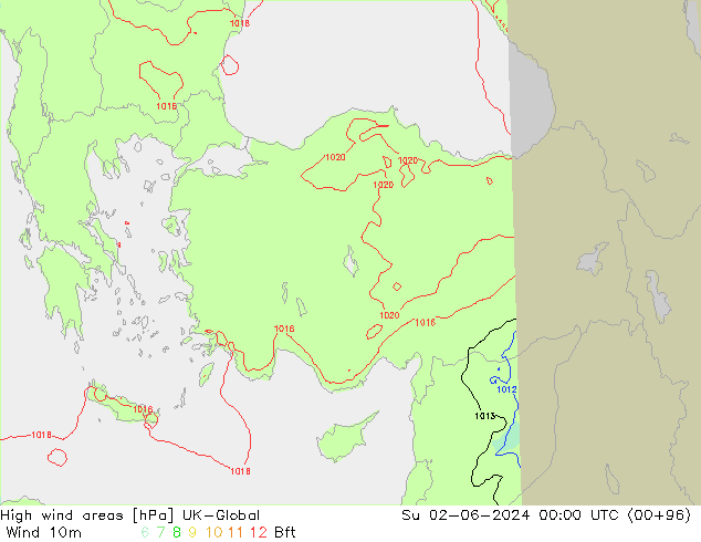 High wind areas UK-Global dom 02.06.2024 00 UTC