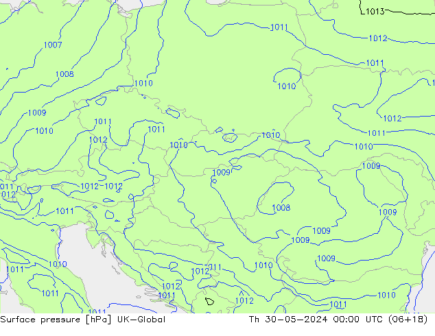 Yer basıncı UK-Global Per 30.05.2024 00 UTC