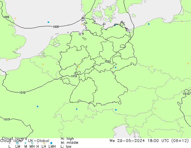 Chmura warstwa UK-Global śro. 29.05.2024 18 UTC