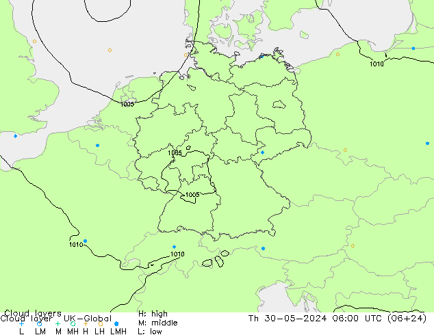 Cloud layer UK-Global Per 30.05.2024 06 UTC