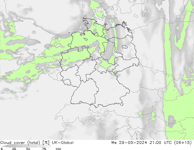 Bulutlar (toplam) UK-Global Çar 29.05.2024 21 UTC