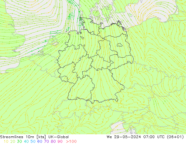 Linha de corrente 10m UK-Global Qua 29.05.2024 07 UTC