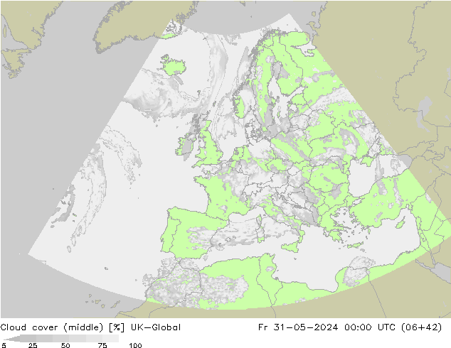 oblačnosti uprostřed UK-Global Pá 31.05.2024 00 UTC